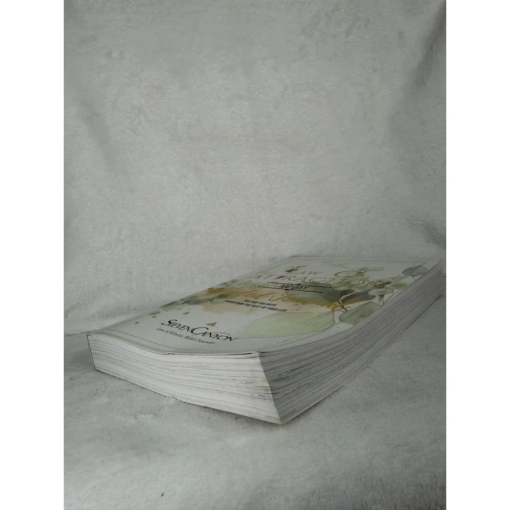 Steven Canyon Law of Attraction Guided Journal Unisex OS White Like New Manifest